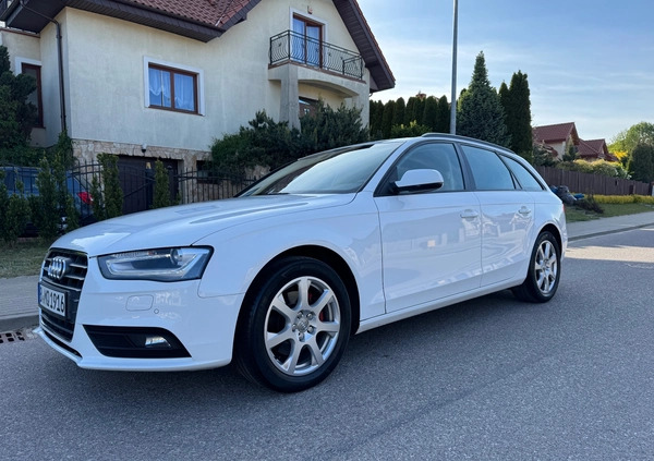 Audi A4 cena 43900 przebieg: 192358, rok produkcji 2013 z Nidzica małe 667